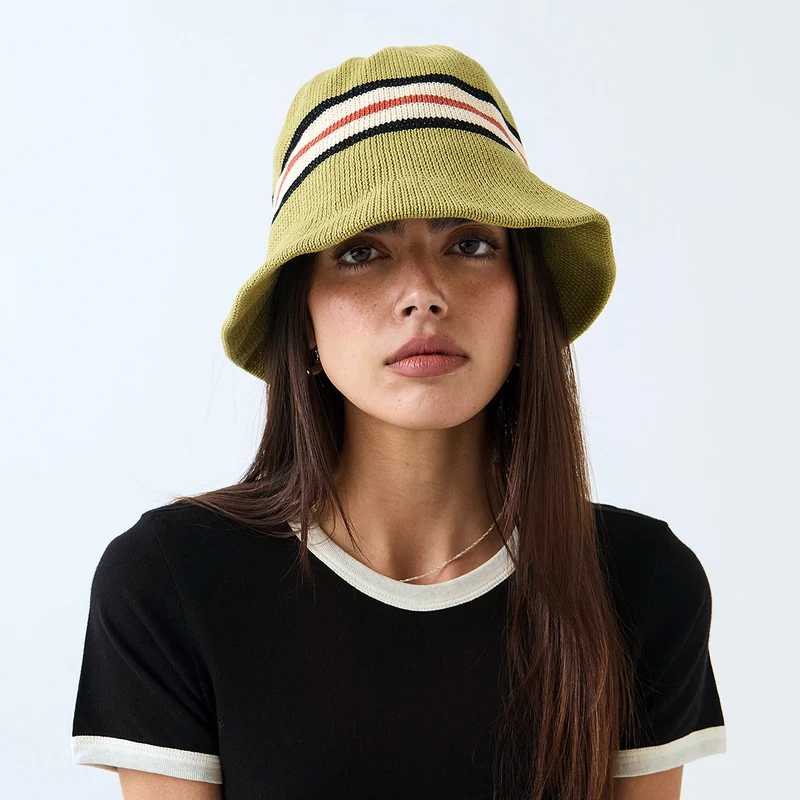 Chapeau Bob Tricot Pliable Redding vert-multi BRIXTON