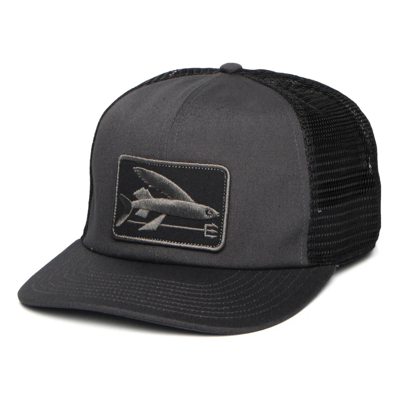 Casquette Trucker Non Structurée Flying Fish noir encre PATAGONIA