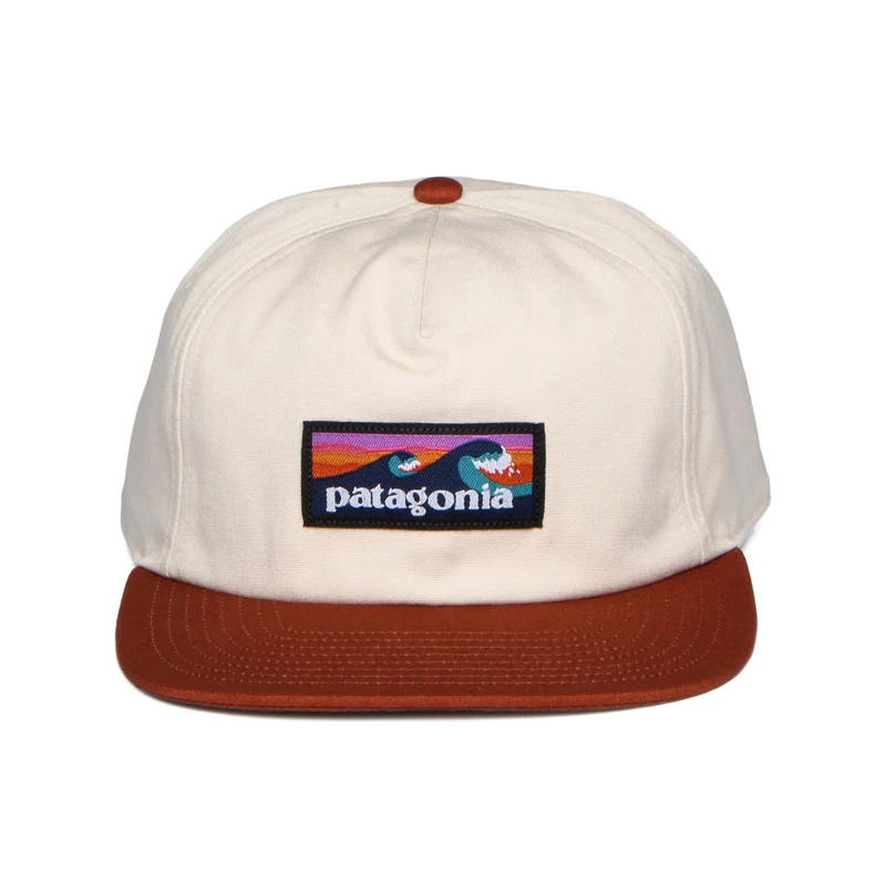 Casquette en Coton Bio Boardshort Label Funfarer pierre-rouille PATAGONIA