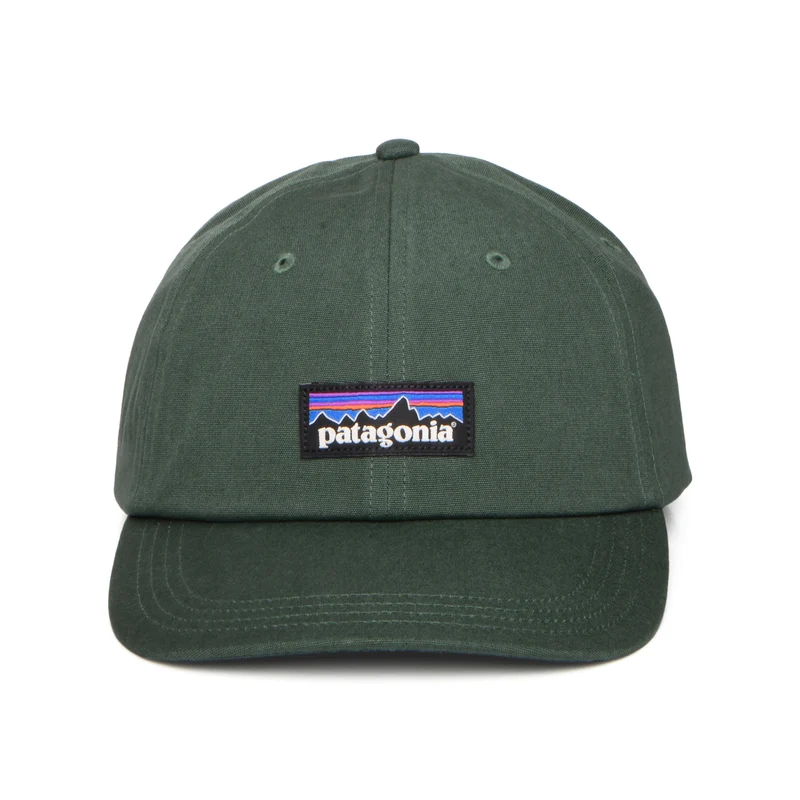 Casquette en Coton Bio P-6 Label Trad vert sapin PATAGONIA