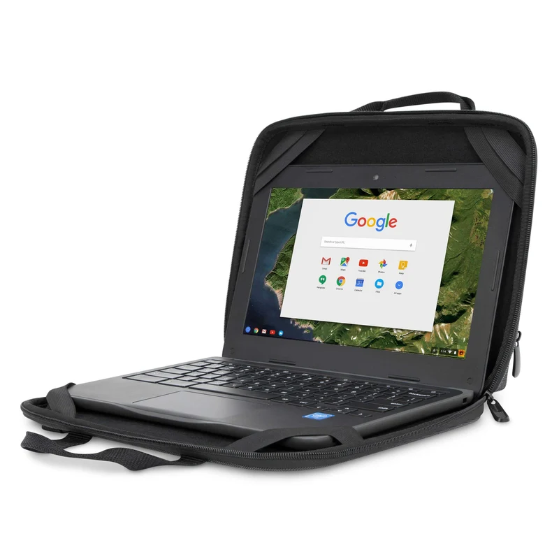 Work-in Essentials Case pour Chromebook™ 13"-14" - Noir/Gris
