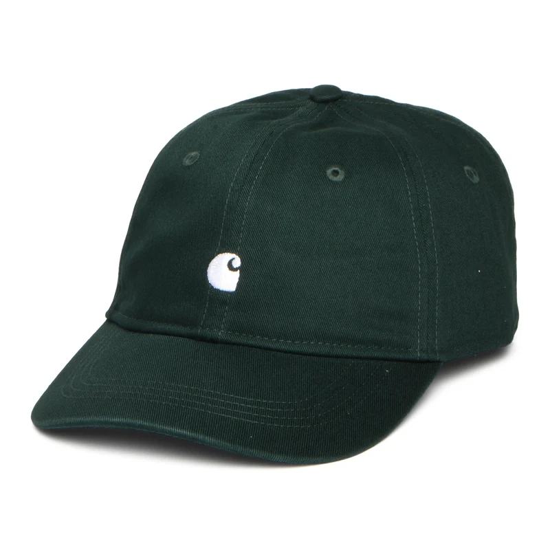 Casquette Madison Logo mousse foncé-blanc CARHARTT WIP