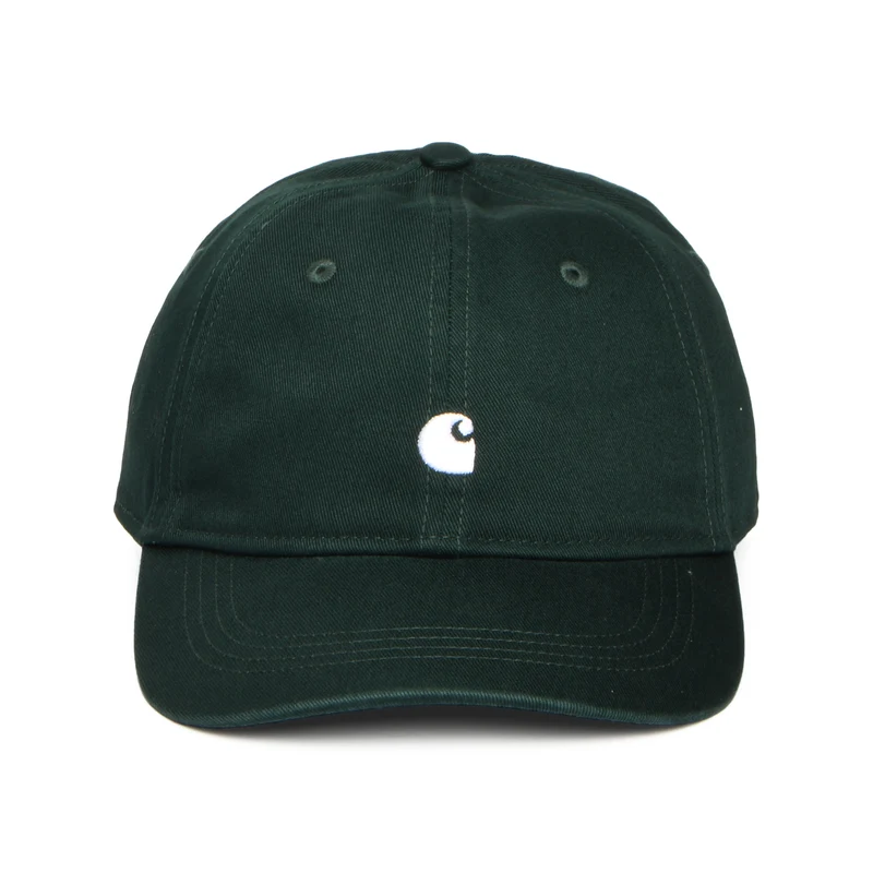 Casquette Madison Logo mousse foncé-blanc CARHARTT WIP