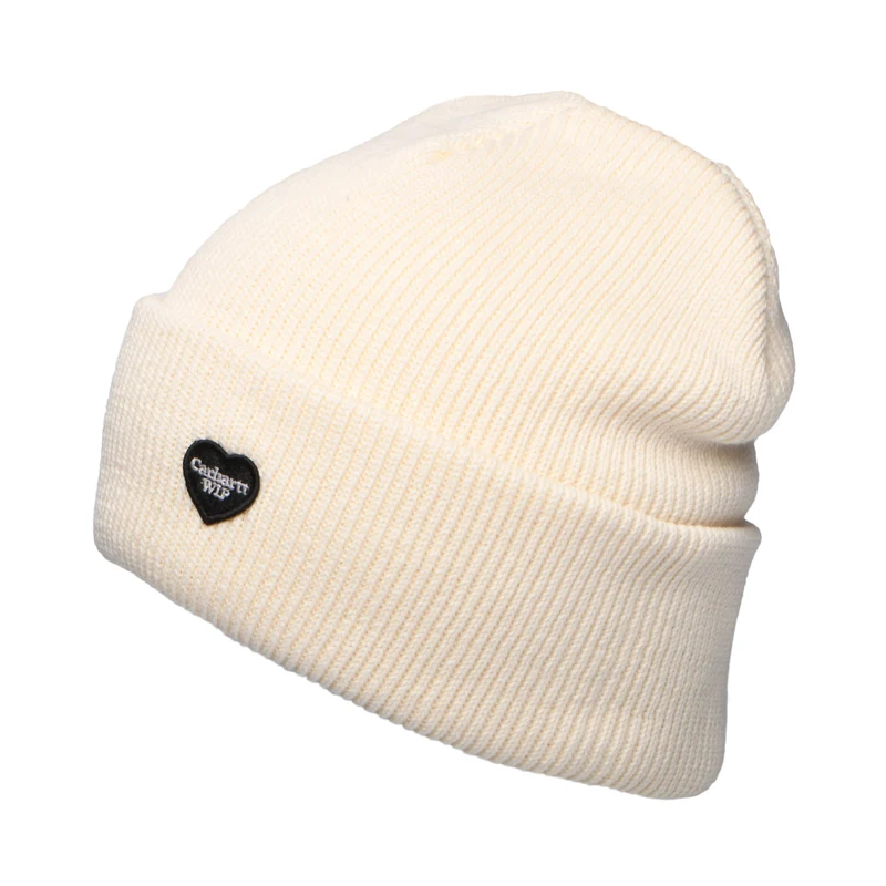 Bonnet en Coton Bio Small Heart naturel CARHARTT WIP