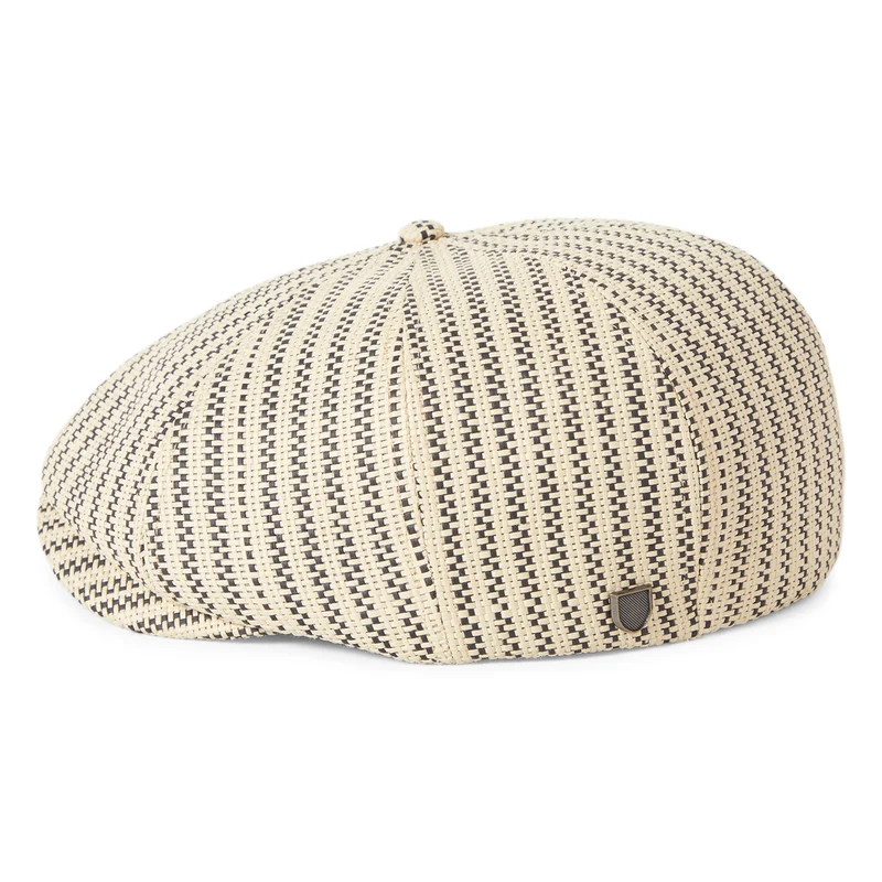 Casquette Gavroche Légère en Paille Brood naturel-noir BRIXTON