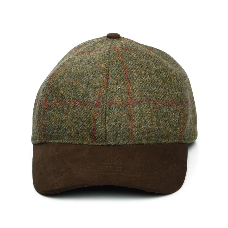 Casquette en Laine Britannique Hydrofuge Newbury olive-marron FAILSWORTH