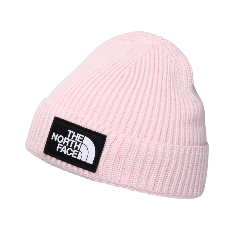 Bonnet Bébé Recyclé à Revers TNF Logo Box rose blush THE NORTH FACE