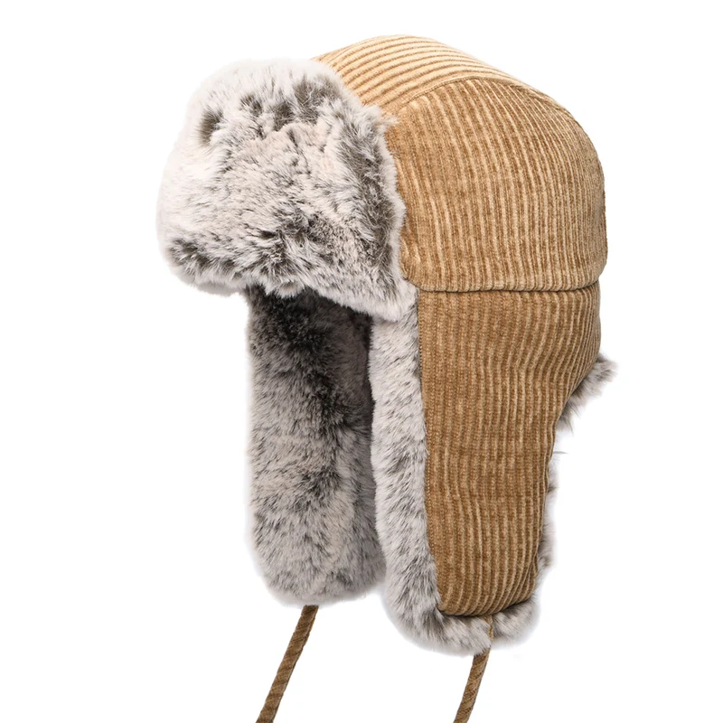 Chapka en Jersey Côtelé Bomber beige STETSON