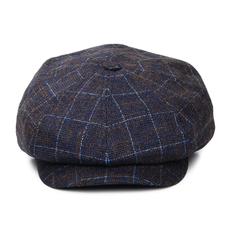 Casquette Gavroche à Carreaux Tru bleu-multi BAILEY