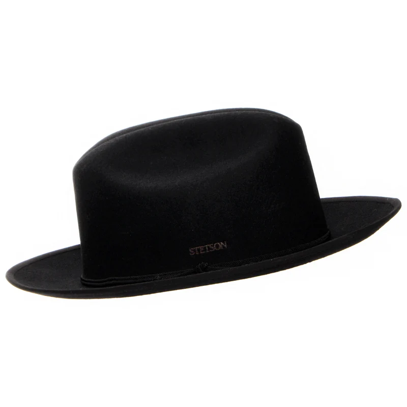Chapeau de Cowboy en Laine Feutrée Hydrofuge Plains noir STETSON