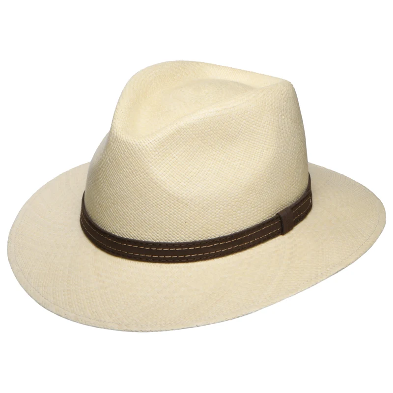 Chapeau Panama Fedora Safari Traveller naturel CITY SPORT