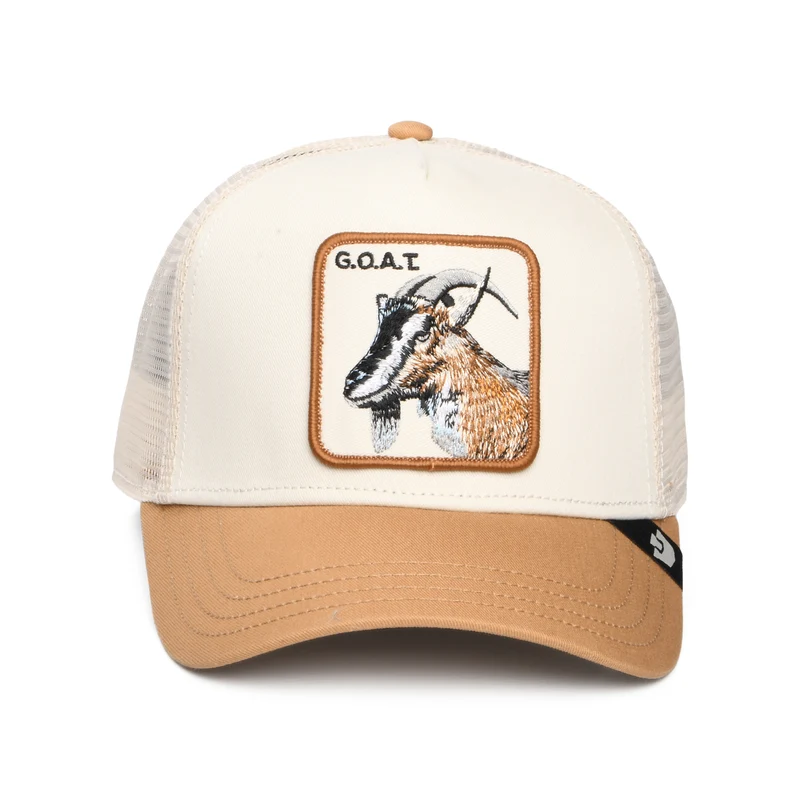 Casquette Trucker Goat crème-beige sable GOORIN
