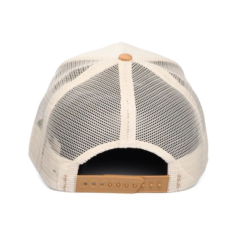 Casquette Trucker Goat crème-beige sable GOORIN