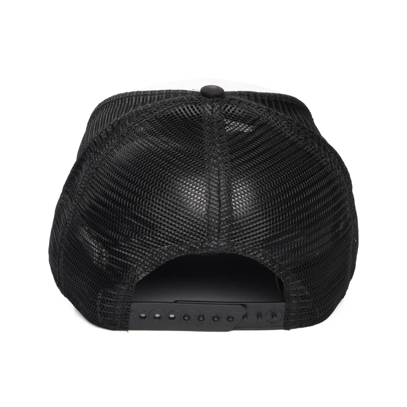 Casquette Trucker Beware blanc-noir GOORIN