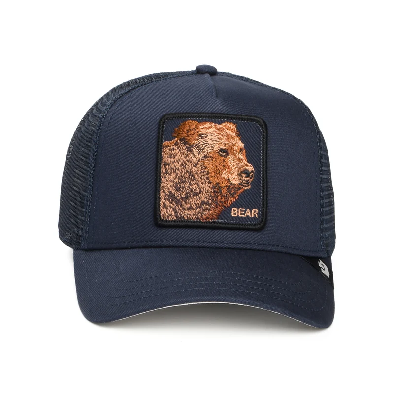 Casquette Trucker Bear bleu marine GOORIN