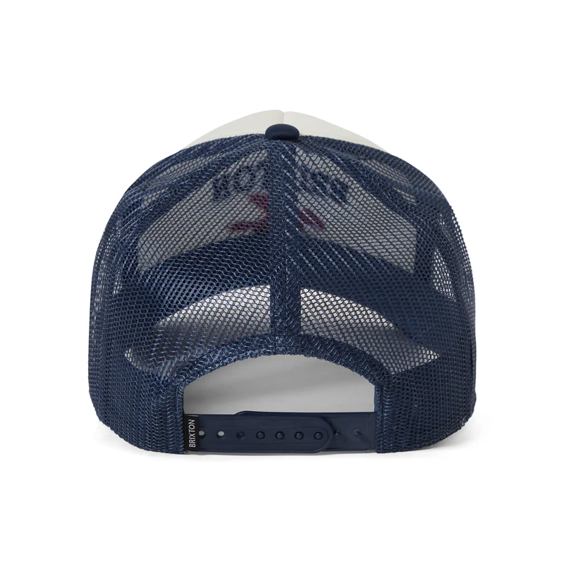 Casquette Trucker Pegasus NetPlus MP blanc-bleu marine BRIXTON