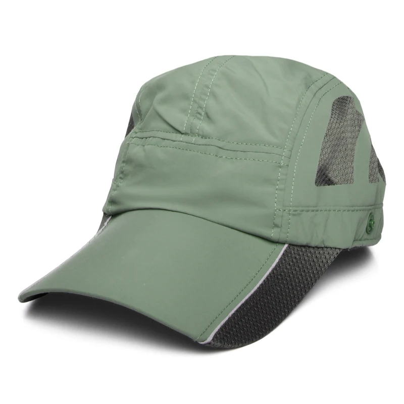 Casquette Saharienne de Pêche Umbra olive DORFMAN PACIFIC