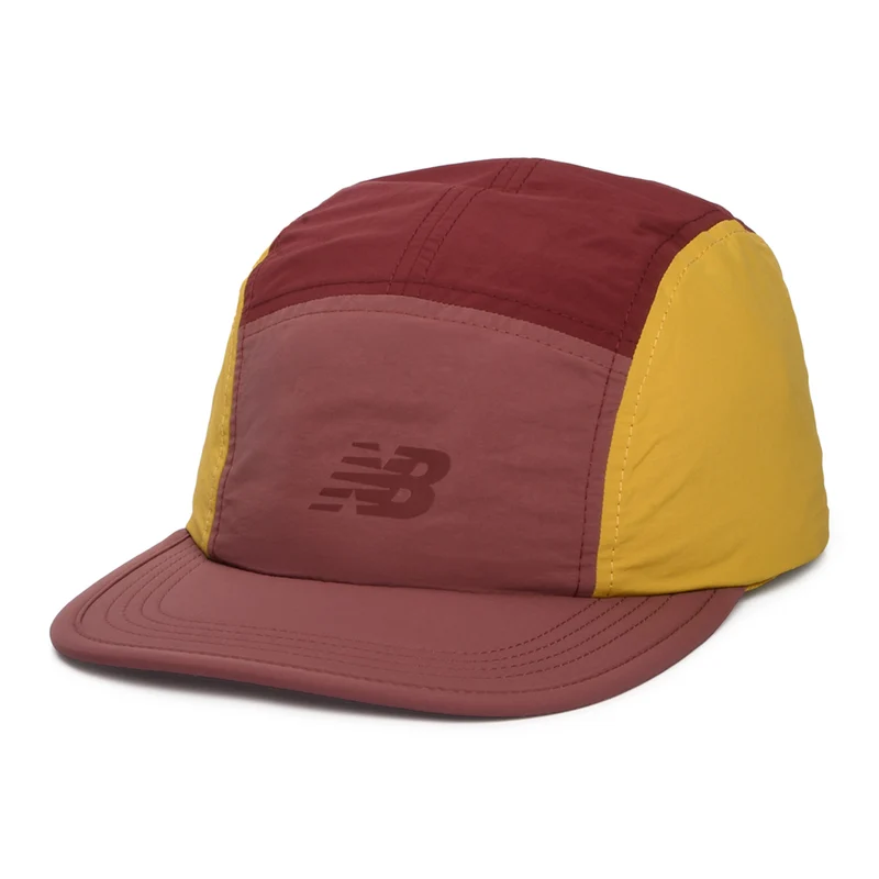 Casquette 5 Panel Recyclée Everyday bordeaux-moutarde NEW BALANCE