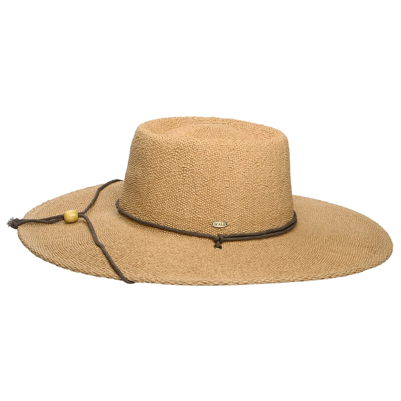 Chapeau Gaucho en Paille Toyo Shondo thé SCALA