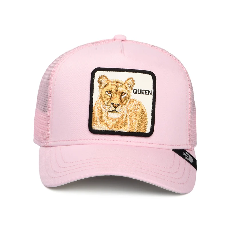 Casquette Trucker Queen Lioness rose GOORIN
