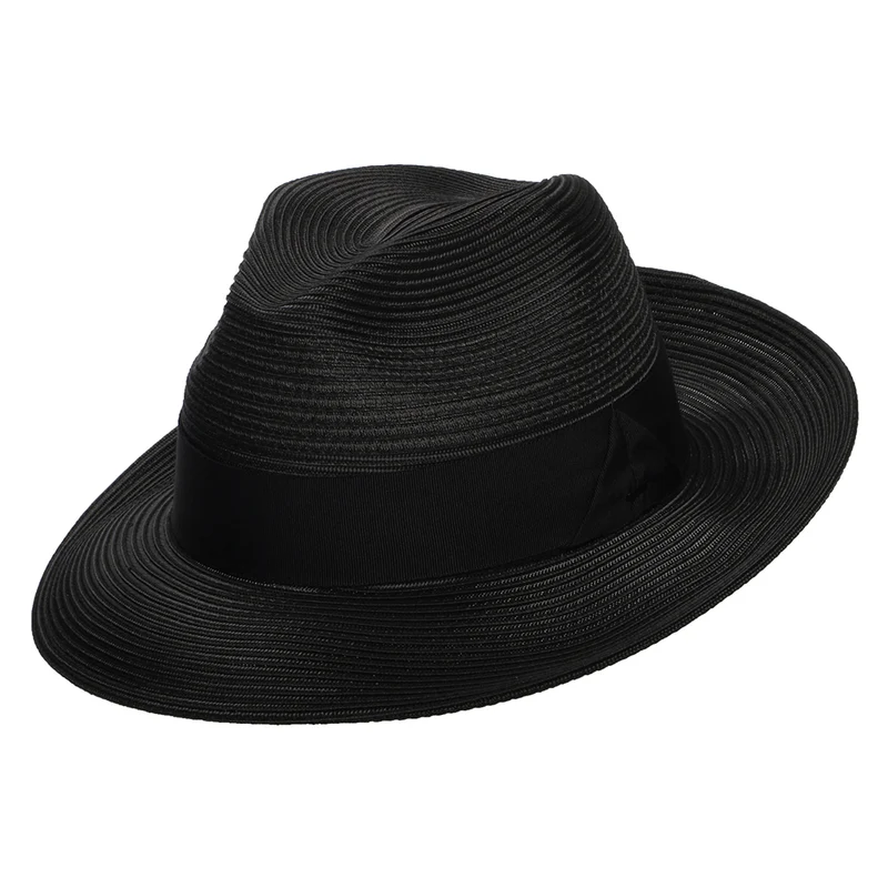 Chapeau Fedora Été Max noir BAILEY