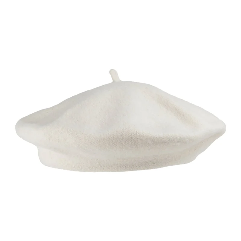 Béret Enfant en Laine blanc cassé JAXON & JAMES - VENTE EN GROS