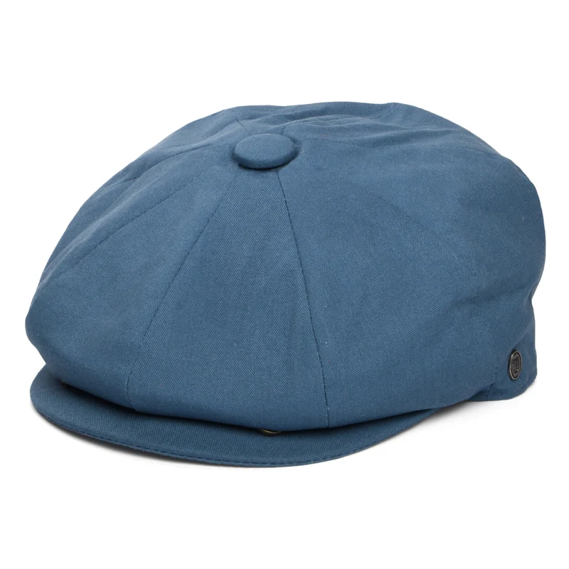 Casquette Gavroche en Lin bleu ardoise JAXON & JAMES