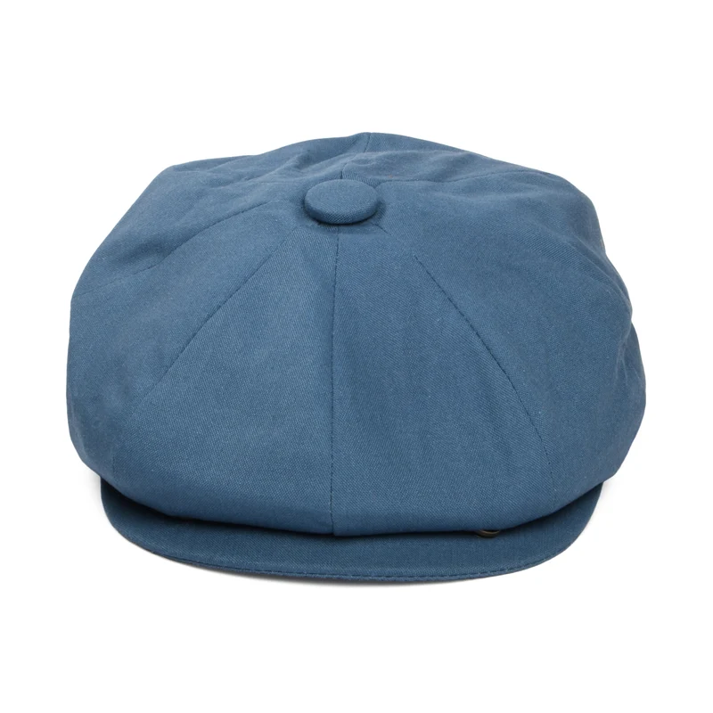 Casquette Gavroche en Lin bleu ardoise JAXON & JAMES