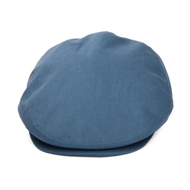 Casquette Plate en Lin bleu ardoise JAXON & JAMES