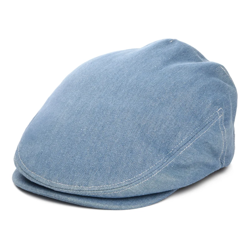 Casquette Plate en Denim Hooligan bleu BRIXTON