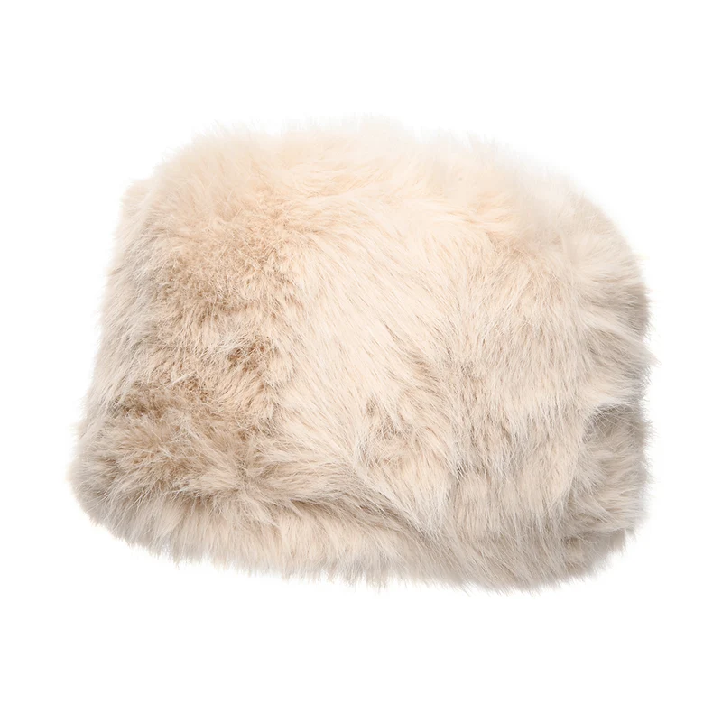 Toque Hiver en Fausse Fourrure latte WHITELEY