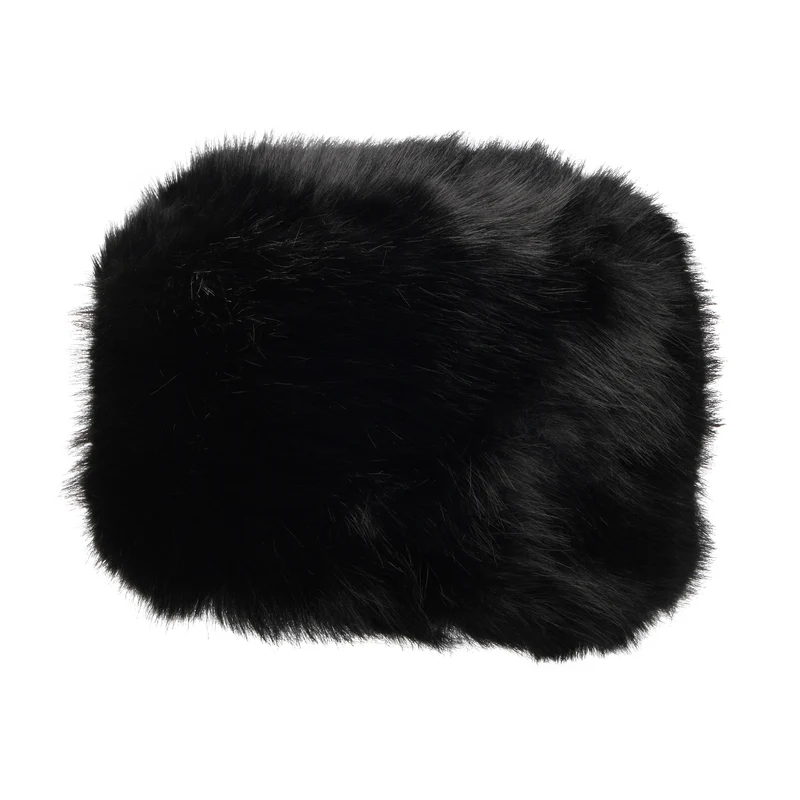 Toque Hiver en Fausse Fourrure noir WHITELEY