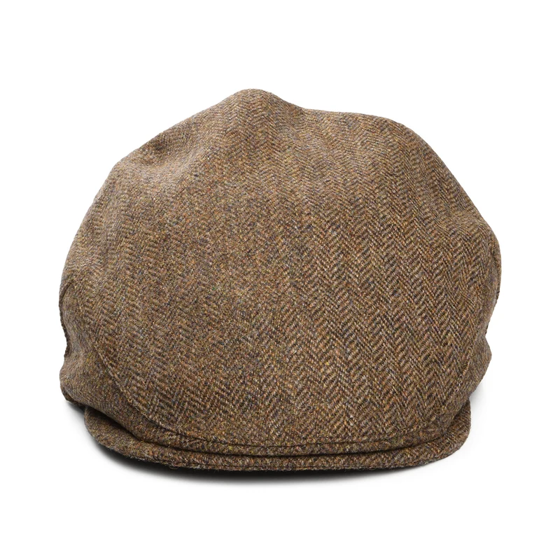 Casquette Plate en Tweed à Chevrons Balmoral Country pierre CHRISTYS