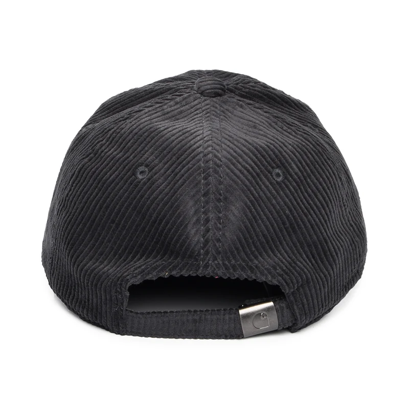 Casquette en Velours Côtelé Large Harlem graphite CARHARTT WIP