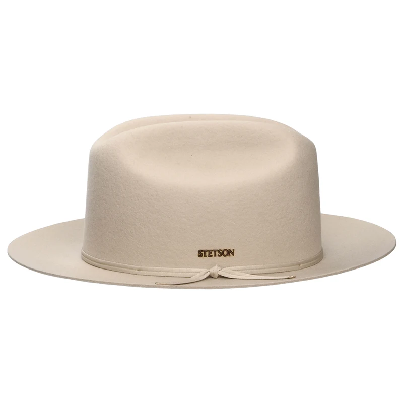 Chapeau de Cowboy Western en Feutre de Laine et Cachemire Ten Sleep beige clair STETSON