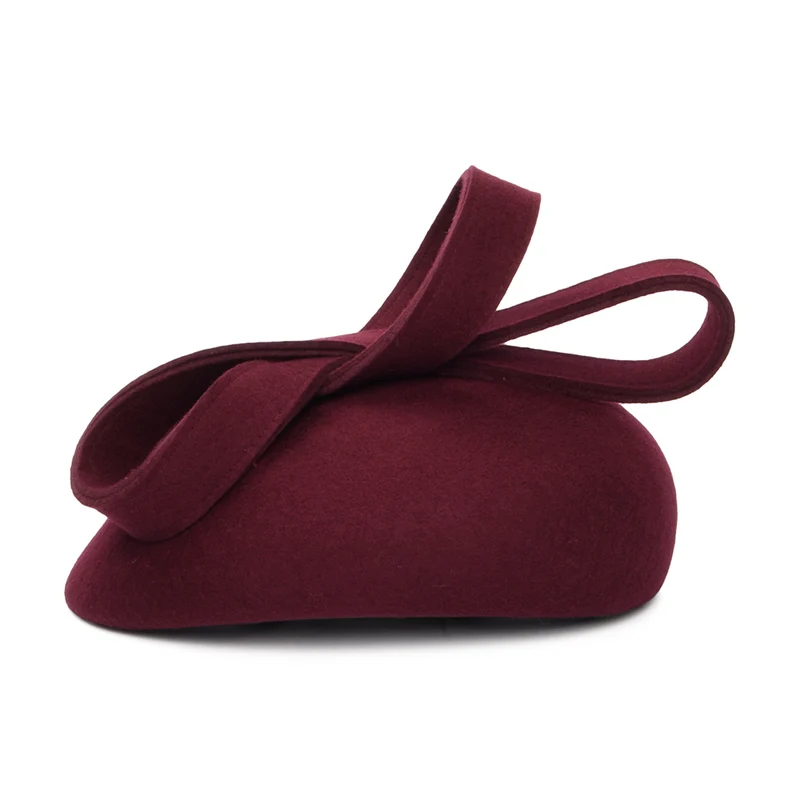 Chapeau Calot en Laine Jenny mûre WHITELEY