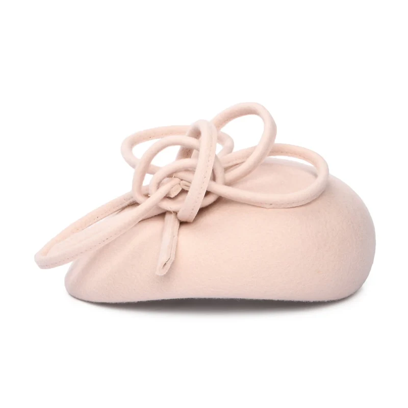 Chapeau Calot en Laine avec Boucles Rosey avoine WHITELEY