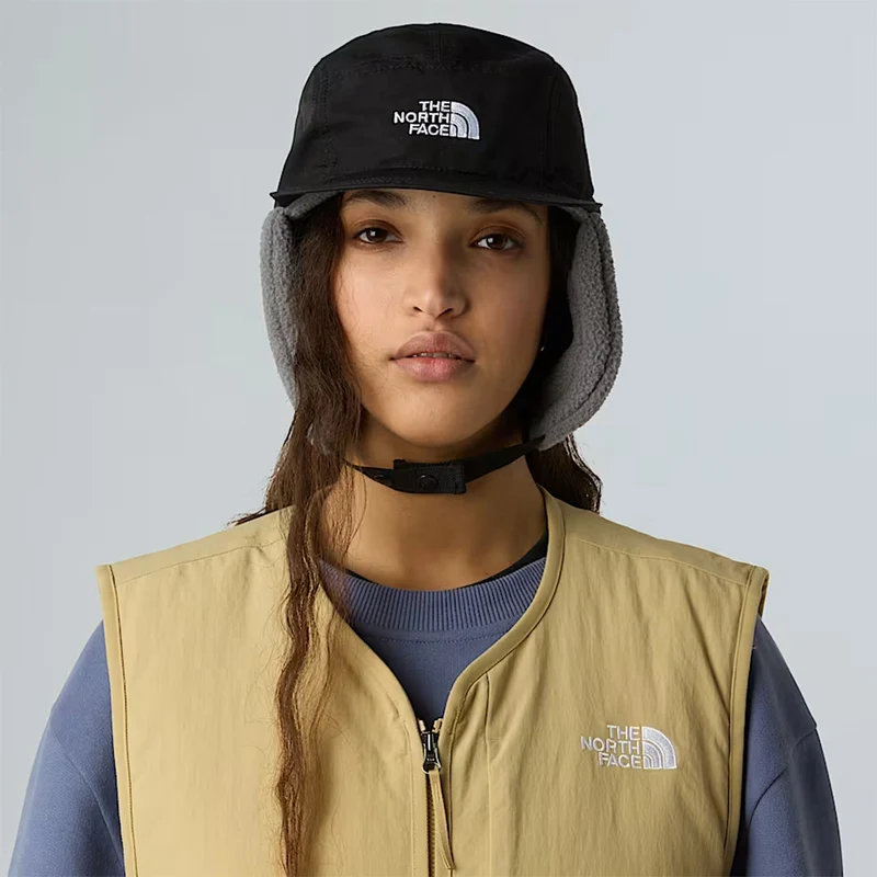 Casquette 5 Panel Hydrofuge Avec Protège-Oreilles Yumiori noir-gris THE NORTH FACE