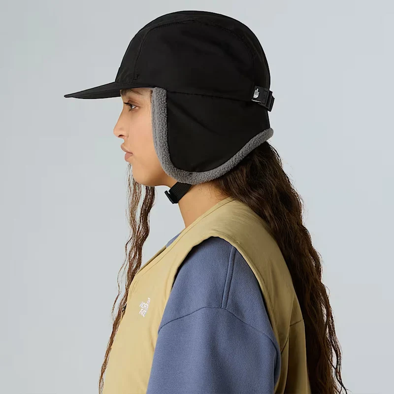 Casquette 5 Panel Hydrofuge Avec Protège-Oreilles Yumiori noir-gris THE NORTH FACE