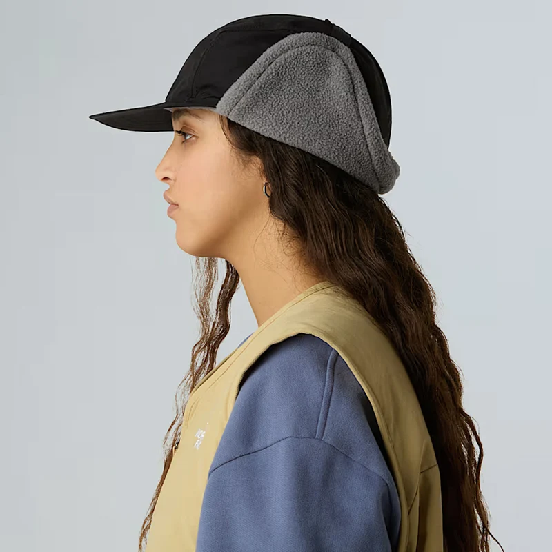 Casquette 5 Panel Hydrofuge Avec Protège-Oreilles Yumiori noir-gris THE NORTH FACE