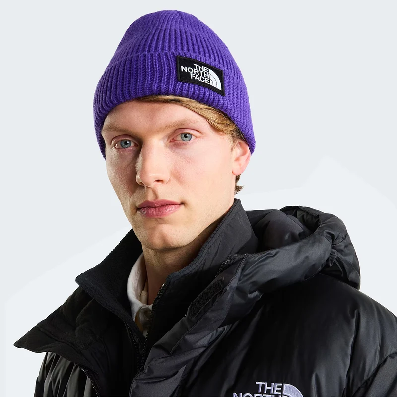 Bonnet Recyclé TNF Logo Box violet THE NORTH FACE