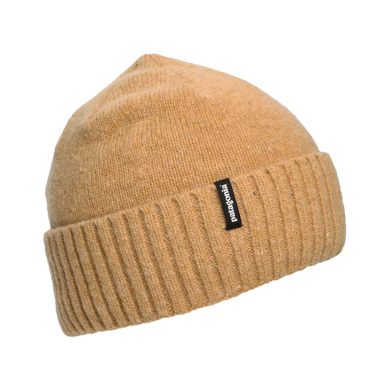 Bonnet Brodeo en Laine Recyclée beige sable PATAGONIA