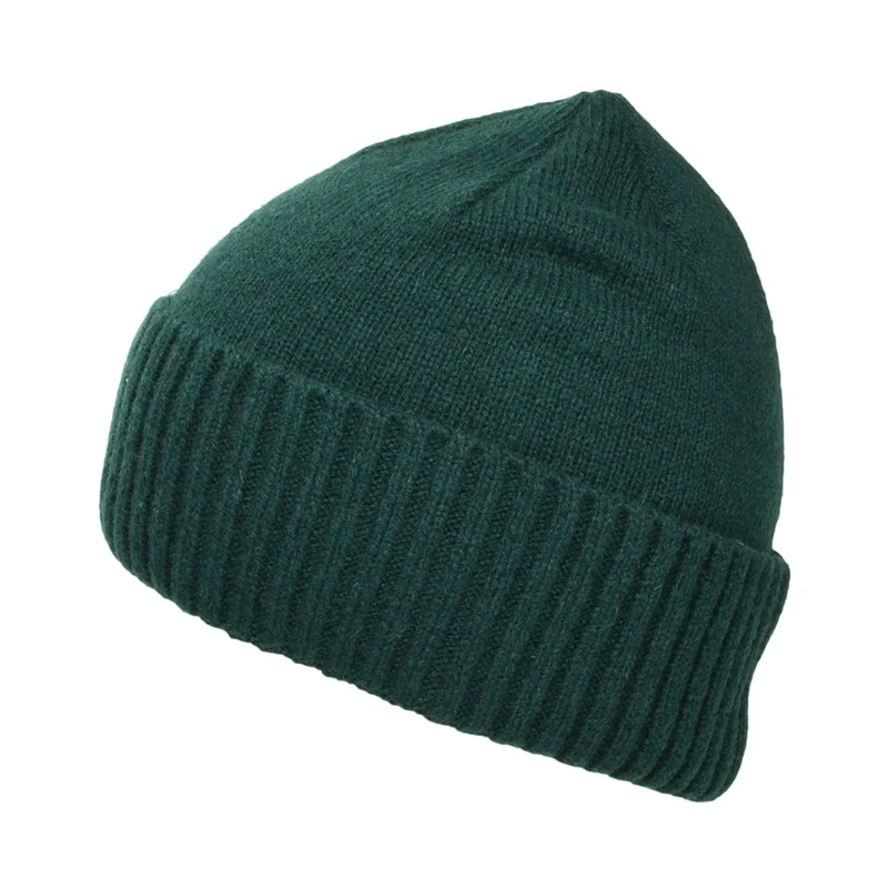 Bonnet Brodeo en Laine Recyclée vert foncé PATAGONIA