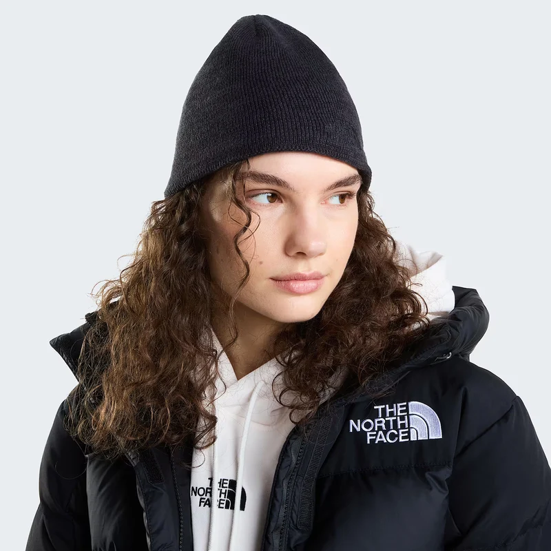 Bonnet Recyclé Jim noir chiné THE NORTH FACE