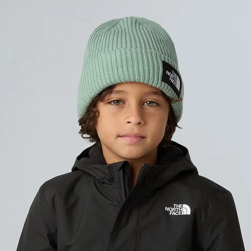 Bonnet Enfant Doublé Recyclé Salty sauge THE NORTH FACE