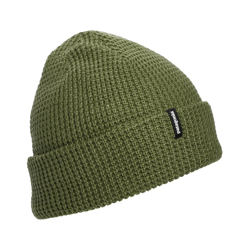 Bonnet Maille Gaufrée Snowdrifter olive PATAGONIA