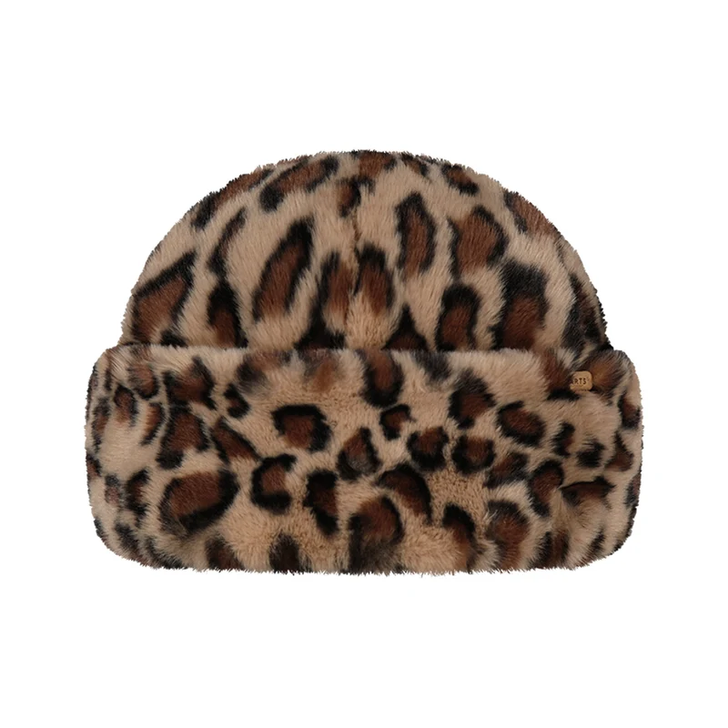 Chapeau Hiver en Fausse Fourrure Léopard Cherrybush marron BARTS