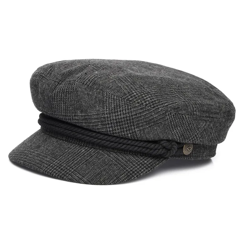 Casquette de Marin Prince-de-Galles gris foncé BRIXTON