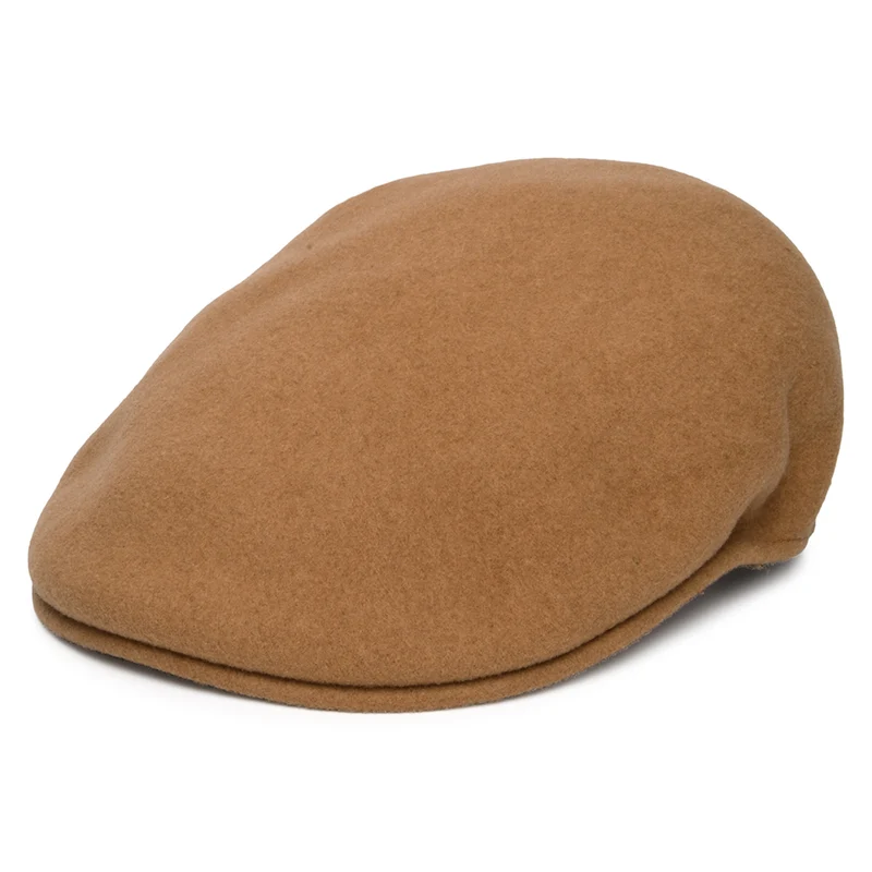 Casquette Plate en Laine 504 toffee KANGOL