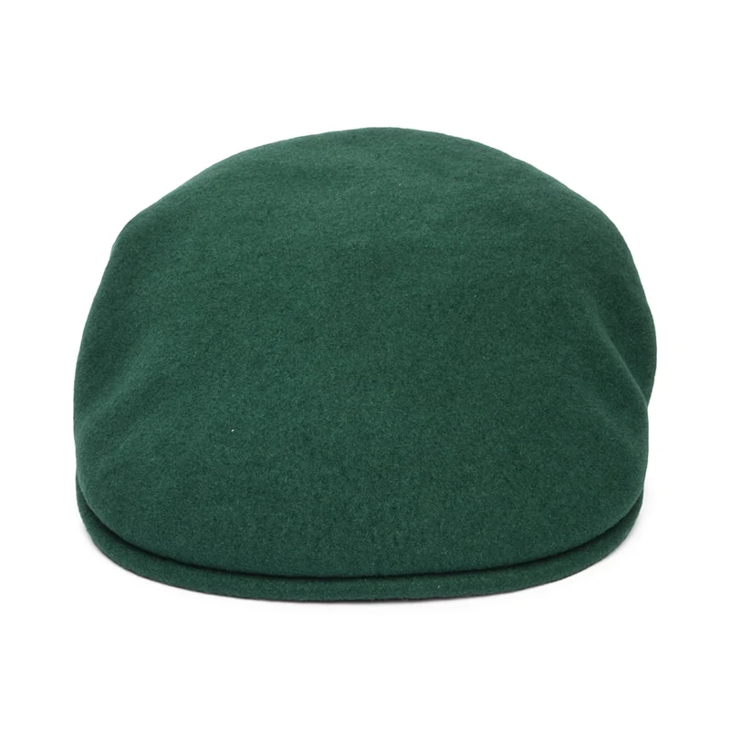 Casquette Plate en Laine 504 émeraude KANGOL